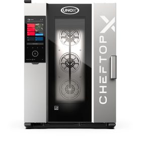   Kombinált gőzölő, ChefTop-X, Digital.ID, gáz, 10xGN1/1, P 25 kW