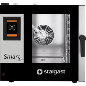   Kombinált gőzölő, STALGAST SmartCook, érintőképernyős, gáz, 7xGN2/1, P 20 kW