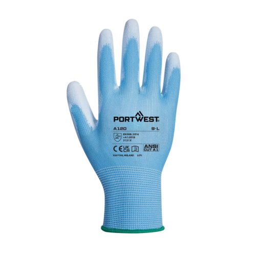 Portwest Nylon védőkesztyű PU tenyérmártott