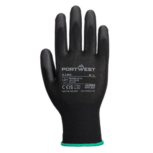 Portwest Nylon védőkesztyű PU tenyérmártott