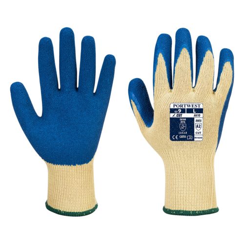 Portwest Kevlar® tenyérmártott latex kesztyű, Cut 3