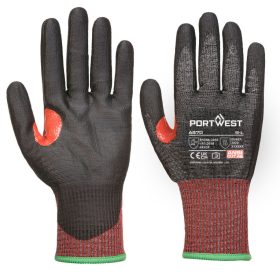 Portwest AHR13 F Dark PU Cut kesztyű