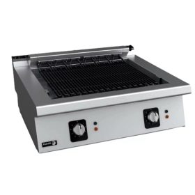   Fagor kétzónás asztali elektromos grillsütő, inox kivitelben