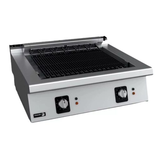 Fagor kétzónás asztali elektromos grillsütő, inox kivitelben