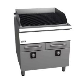   Fagor kétzónás álló elektromos grillsütő, lágyacél kivitelben