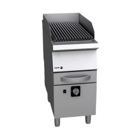   Fagor egyzónás szabadon álló gázüzemű grillsütő, inox kivitelben