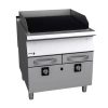 Fagor kétzónás álló gázüzemű grillsütő, inox kivitelben