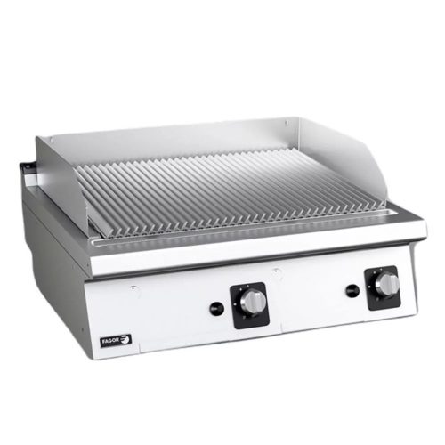 Fagor háromzónás asztali gázüzemű grillsütő, inox kivitelben