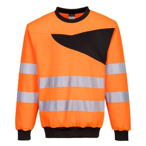 Portwest PW2 Hi-Vis Crewneck Sweatshirt