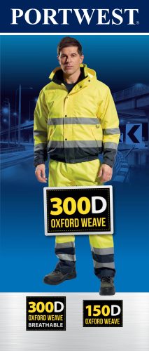 Portwest Pull-Up Banner 300D Hi-Vis