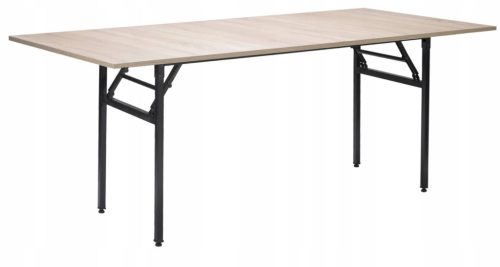 Téglalap alakú bankettasztal 180x90cm, Sonoma tölgy