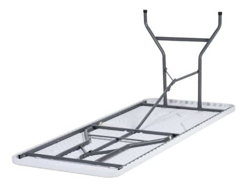 Téglalap alakú vendéglátóasztal 180x76cm fehér