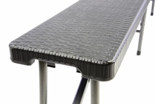 Rattan összecsukható vendéglátóipari pad 180x30cm