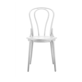 Klasszikus rusztikus vintage konyhai szék – fehér