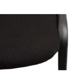 ISO kárpitozott tárgyalószék - fekete