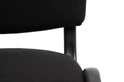 ISO kárpitozott tárgyalószék - fekete