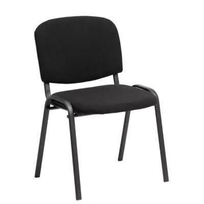 ISO kárpitozott tárgyalószék - fekete