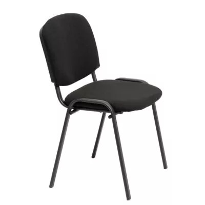 ISO kárpitozott tárgyalószék - fekete