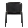 ISO kárpitozott tárgyalószék - fekete