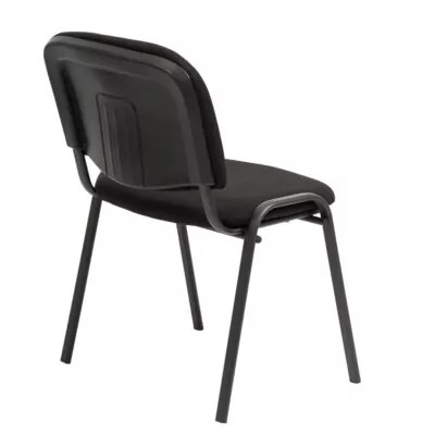 ISO kárpitozott tárgyalószék - fekete