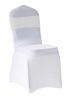 Rugalmas székdísz – fehér