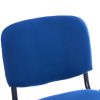 ISO kárpitozott konferenciaszék – kék színű