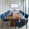 ISO kárpitozott konferenciaszék – kék színű