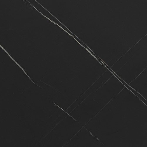 Kültéri kerti kávézóasztal, fekete, 70x70cm, márványmassza