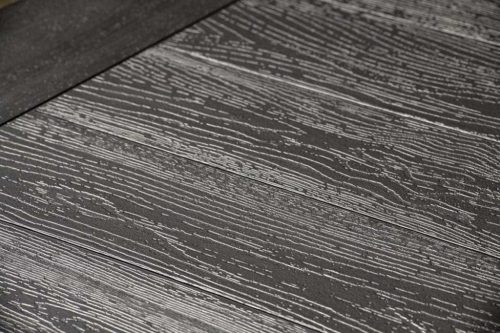 Kertasztal, téglalap alakú, bőrönd, 180x76cm, grafitbarna