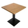 ARP250 kávézó-éttermi asztal 90x90x3,6cm XL - lancelot tölgy