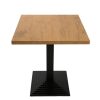 ARP250 kávézó-éttermi asztal 80x80x3,6cm XL - lancelot tölgy