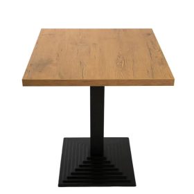   ARP250 kávézó-éttermi asztal 80x80x3,6cm XL - lancelot tölgy