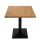 ARP250 kávézó-éttermi asztal 80x80x3,6cm XL - lancelot tölgy