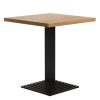 ARP250 kávézó-éttermi asztal 80x80x3,6cm XL - lancelot tölgy