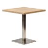 ARP264 négyzet alakú kávézóasztal, 80x80x3,6 cm, XL – sonoma