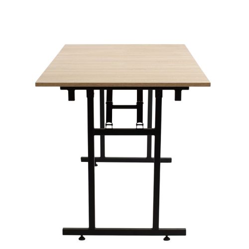 Téglalap alakú összecsukható konferenciaasztal banketthez 200x100cm T, Sonoma tölgy