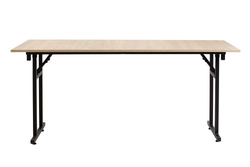 Téglalap alakú összecsukható konferenciaasztal banketthez 200x100cm T, Sonoma tölgy
