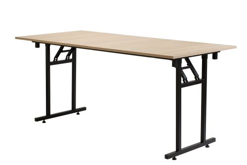 Téglalap alakú összecsukható konferenciaasztal banketthez 200x100cm T, Sonoma tölgy