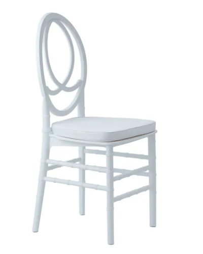 Phoenix esküvői szék – fehér