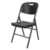 Erős, fekete, összecsukható kerti szék vendéglátóipari egységhez