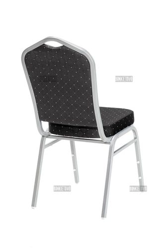 Werona fekete bankett szék 25x25x1,2