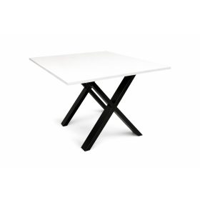   70x56 cm-es fém lábak X alakú loft stílusú íróasztalhoz – 2 db