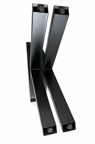 70x56 cm-es fém lábak X alakú loft stílusú íróasztalhoz – 2 db