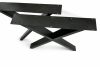 70x56 cm-es fém lábak X alakú loft stílusú íróasztalhoz – 2 db