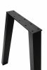 70x73,5 cm-es fém lábak T típusú loft íróasztalhoz – 2 db