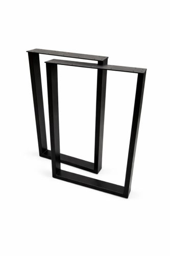 50x72 cm-es fém asztallábak loft stílusú négyzet alakú íróasztalhoz – 2 db