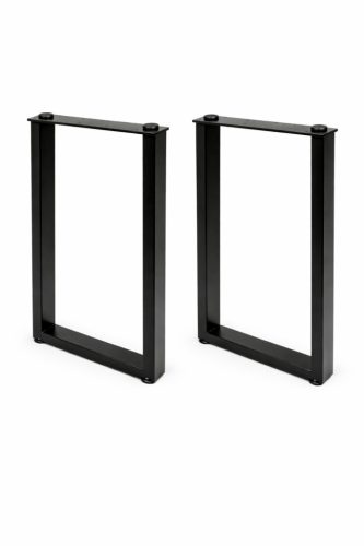 50x72 cm-es fém asztallábak loft stílusú négyzet alakú íróasztalhoz – 2 db