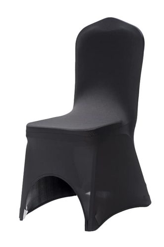 Bankett székhuzat, fekete, vágott, vastag, 250g