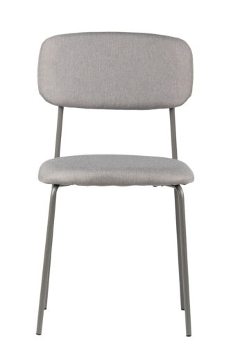 Uno skandináv stílusú kárpitozott szék - világos szürke
