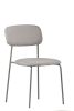 Uno skandináv stílusú kárpitozott szék - világos szürke